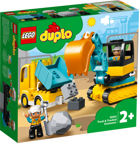 LEGO DUPLO Veok ja roomikekskavaator 10931L