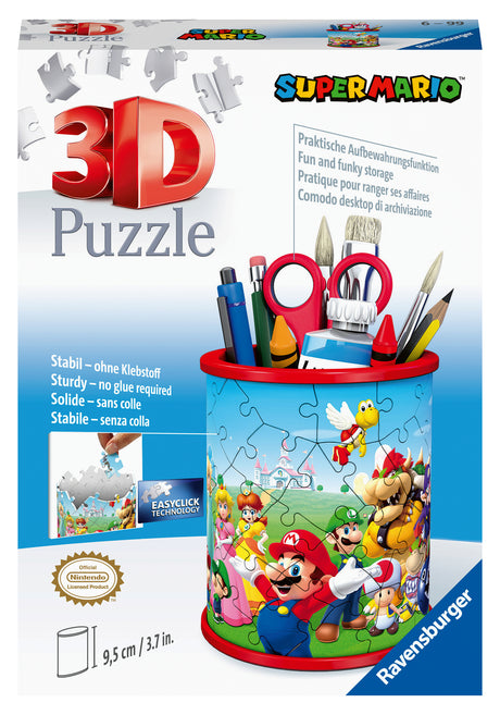 Ravensburger 3D pusle pliiatsitops Super Mario  112555V