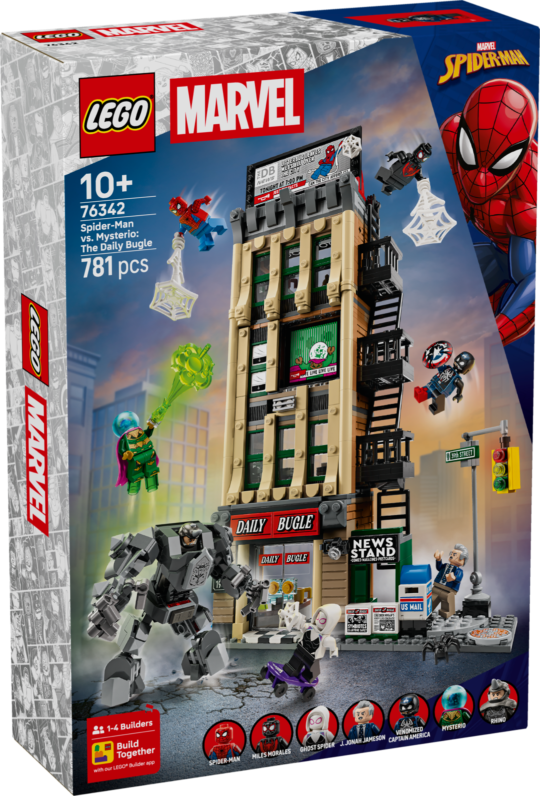 LEGO Super Heroes Ämblikmees vs. Mysterio: The Daily Bugle 76342L