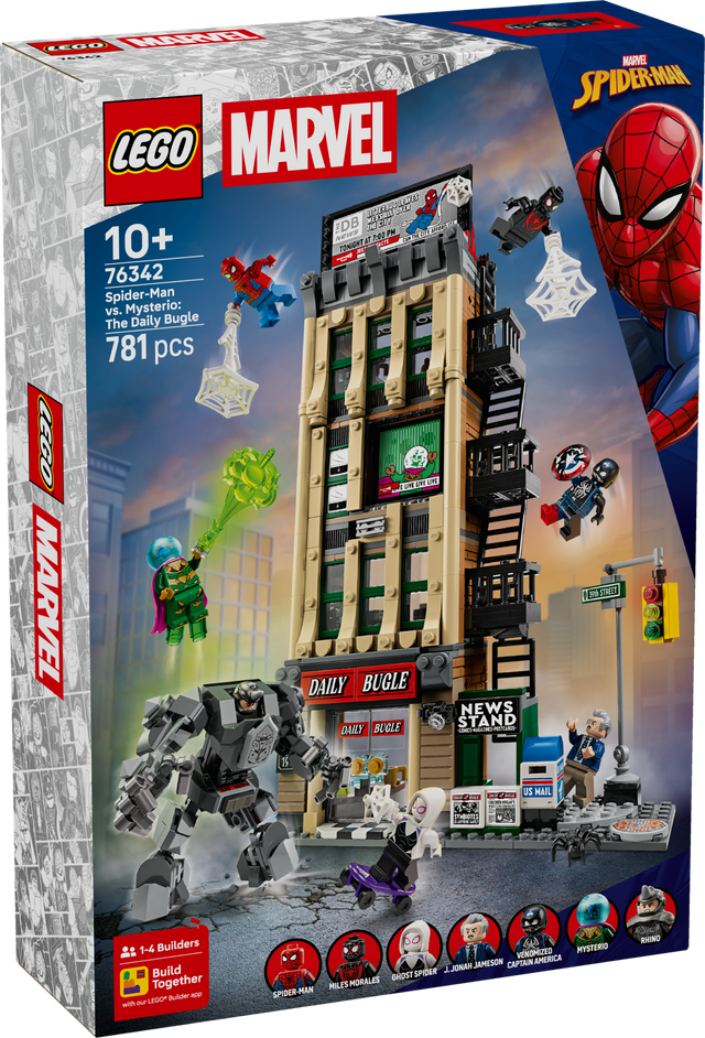 LEGO Super Heroes Ämblikmees vs. Mysterio: The Daily Bugle 76342L