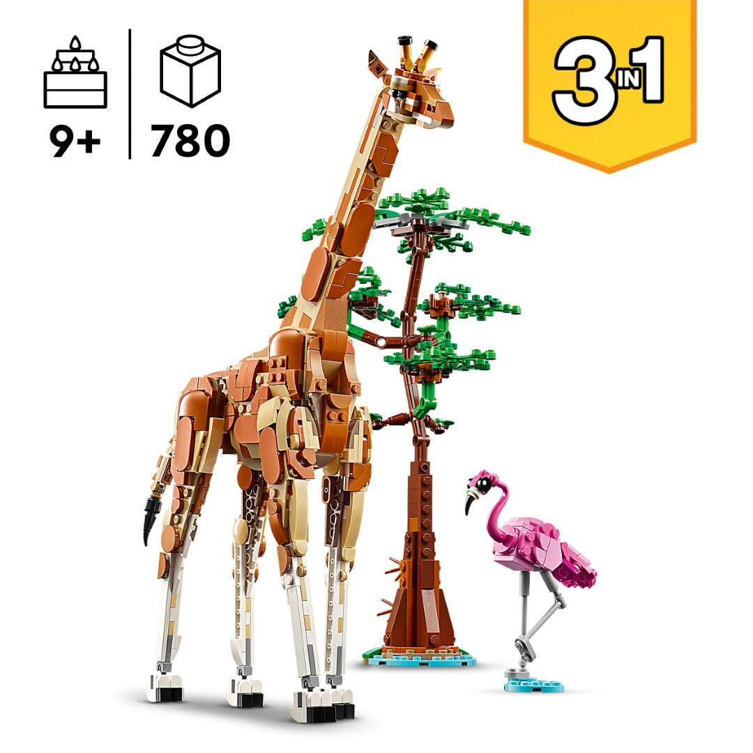 LEGO Creator Metsikud safariloomad 31150L