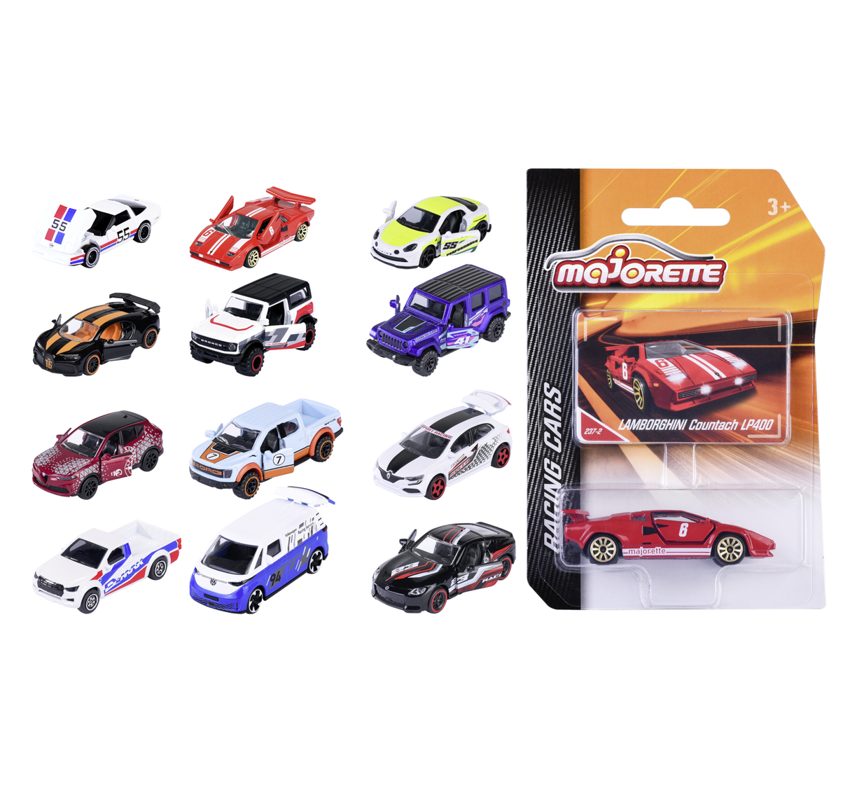 Majorette Racing cars mudelautod 212084009B