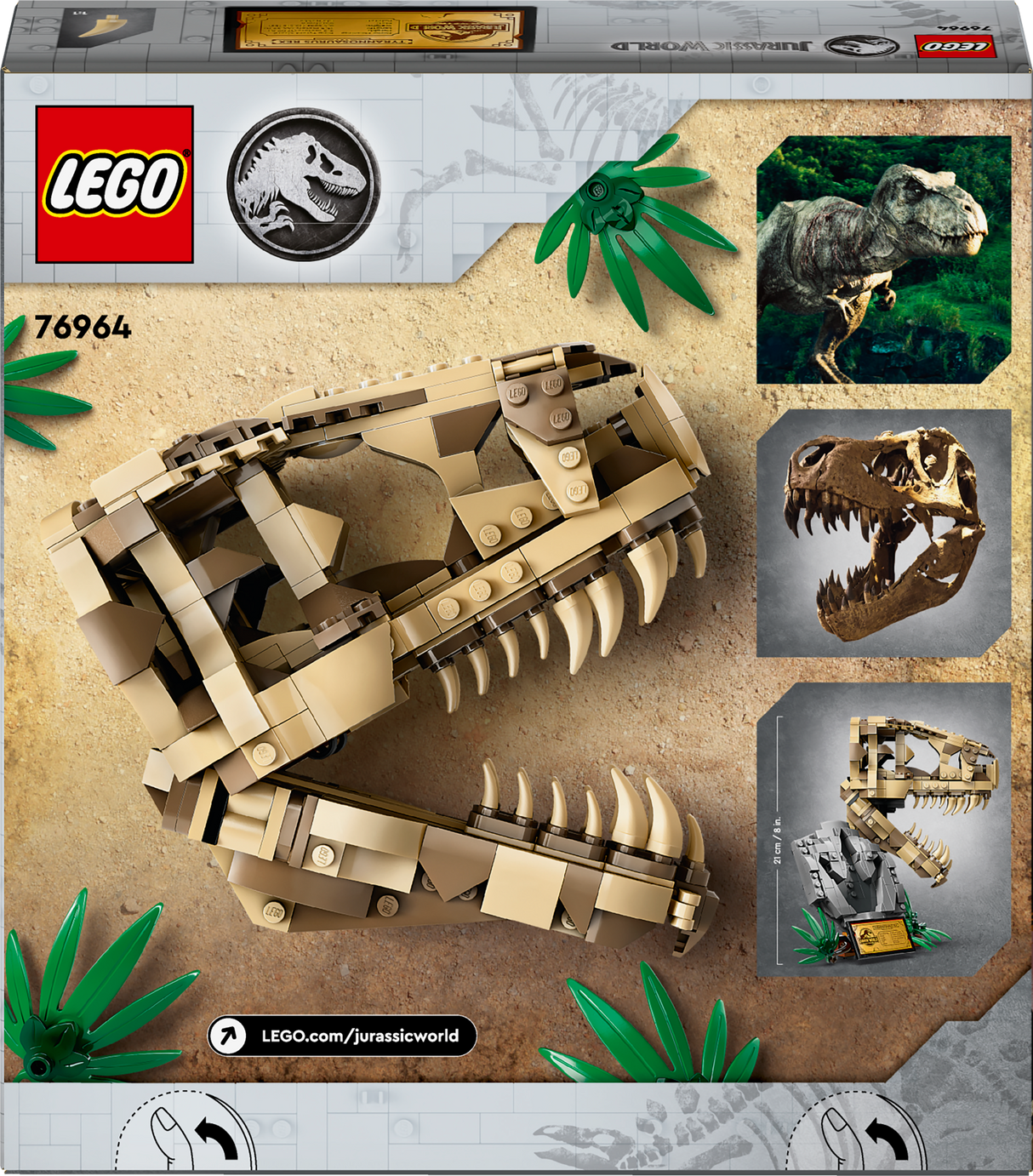 LEGO Jurassic World Dinosauruse Fossiilid: T. Rexi Pealuu 76964L