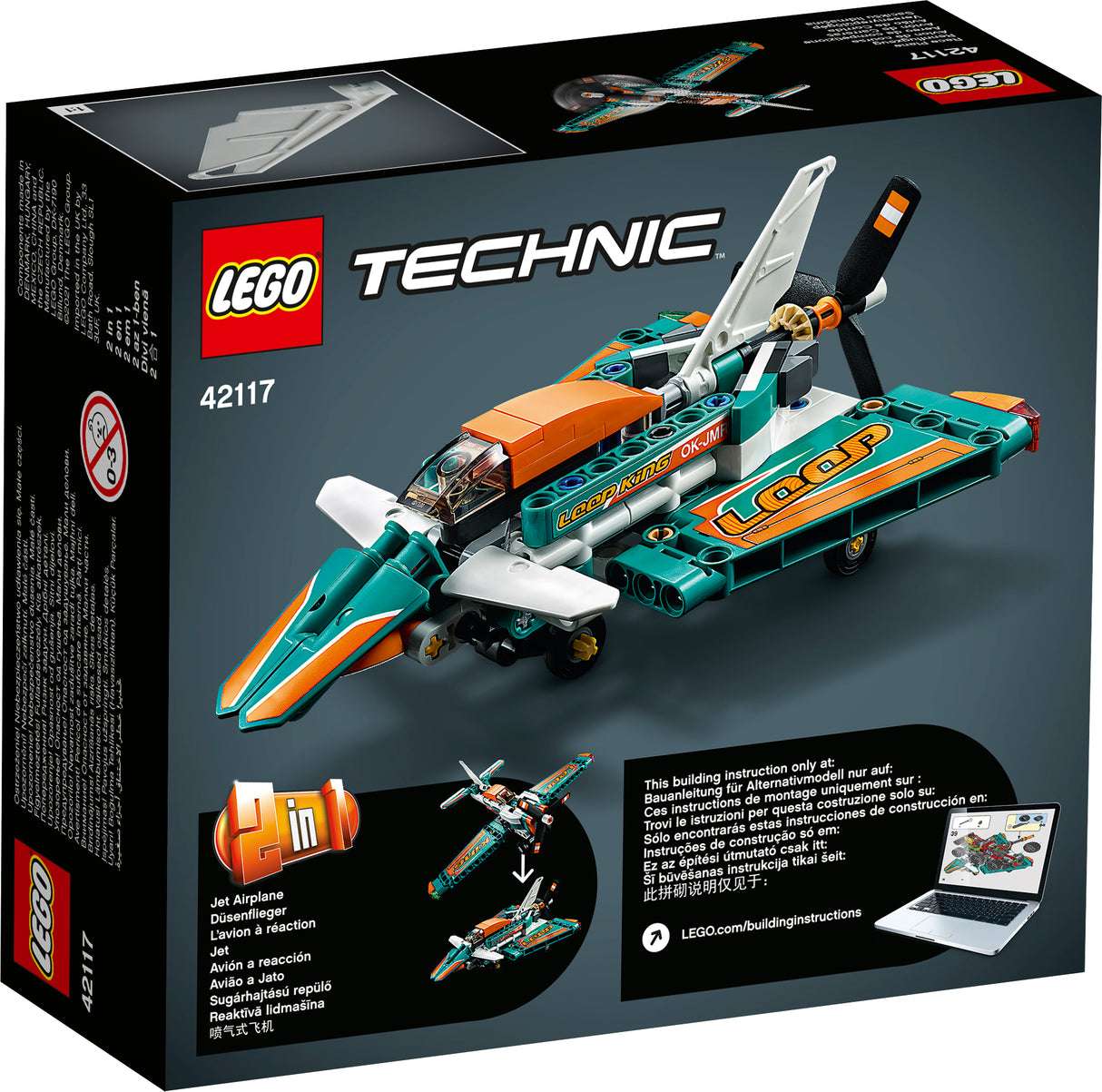 LEGO Technic Võidusõidulennuk 42117L