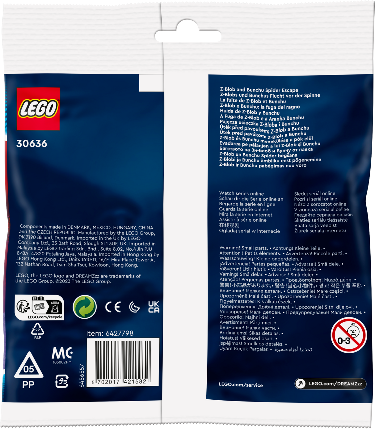 LEGO DREAMZzz Z-blobi ja Bunchu ämbliku eest põgenemine 30636L