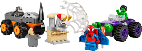 LEGO Spidey Hulki ja Rhino veokite vastasseis 10782L