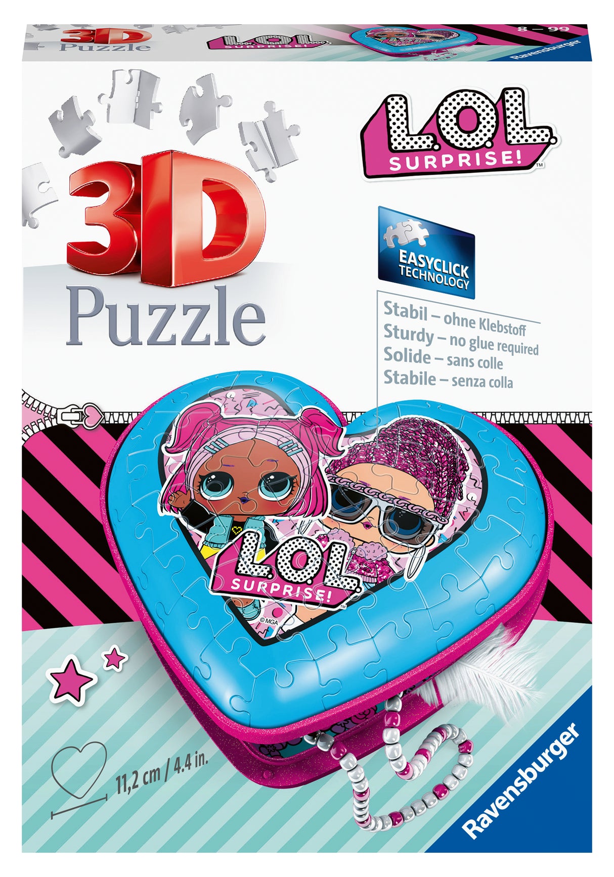 Ravensburger 3D pusle ehtekarp LOL Surprise! 112333V