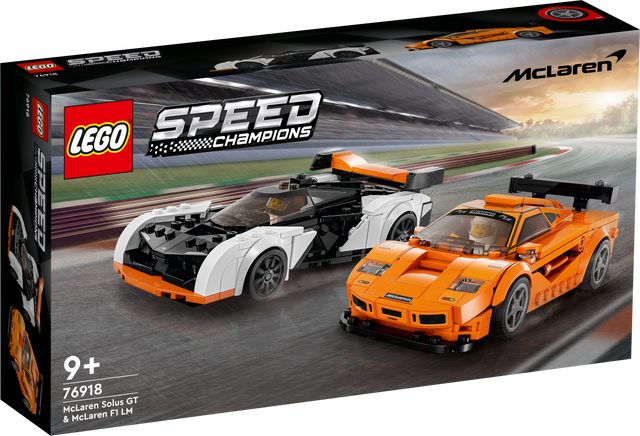 LEGO Speed Champions McLaren Solus GT ja McLaren F1 LM 76918L