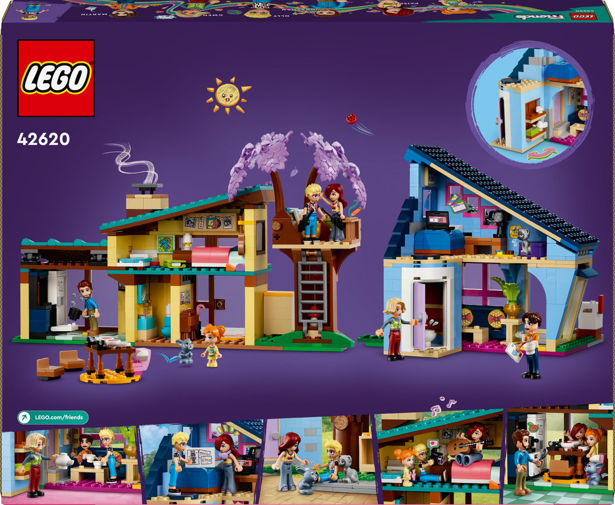 LEGO Friends Olly Ja Paisley peremajad 42620L