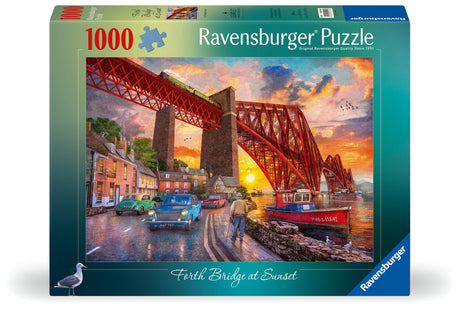 Ravensburger pusle 1000 tk Forthi sild päikeseloojangul
 12000125V