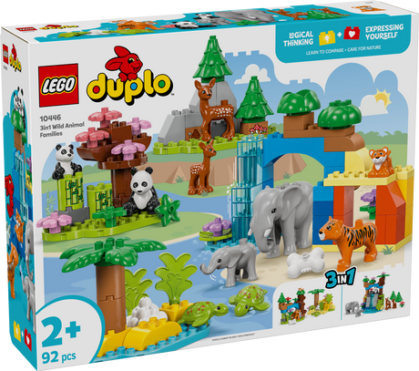 LEGO DUPLO Kolm ühes metsloomade perekonnad. 10446L