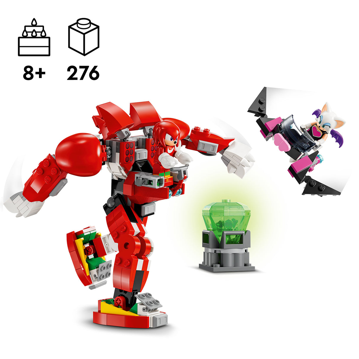 LEGO Sonic Knucklesi valvurrobot 76996L