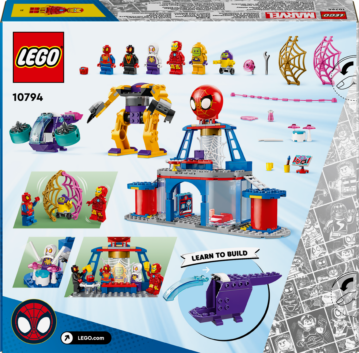 LEGO Spidey Team Spidey Web Spinneri peakorter 10794L