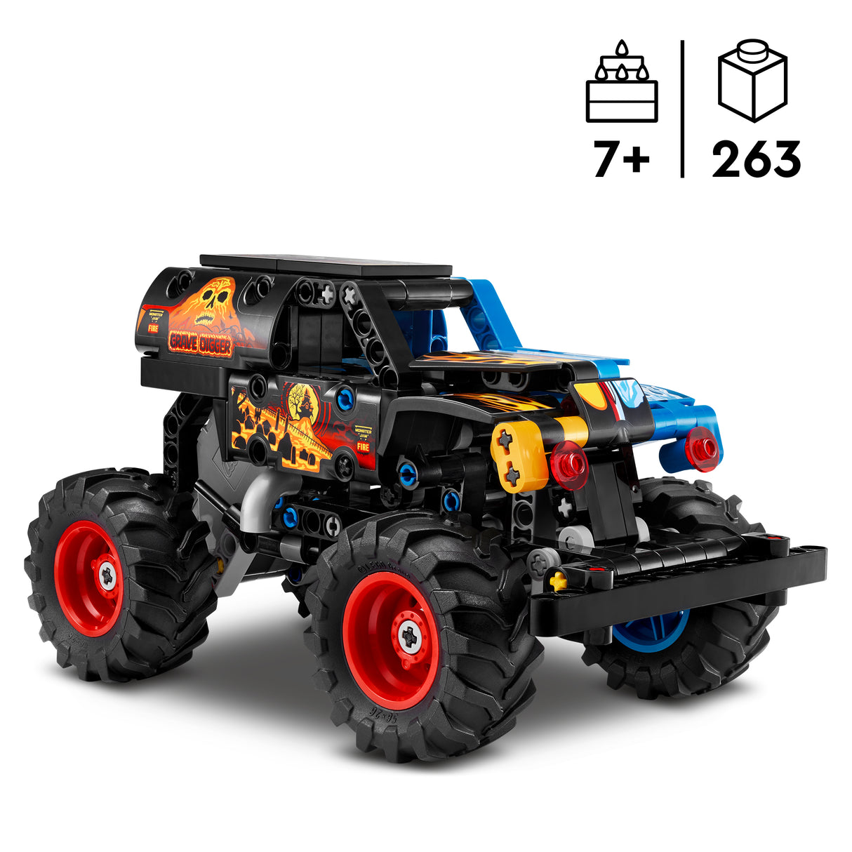 LEGO Technic Monster Jam Grave Digger tuli ja jää 42219L