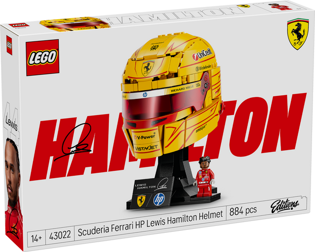 LEGO Editions Scuderia Ferrari HP Lewis Hamilton kiiver 43022L