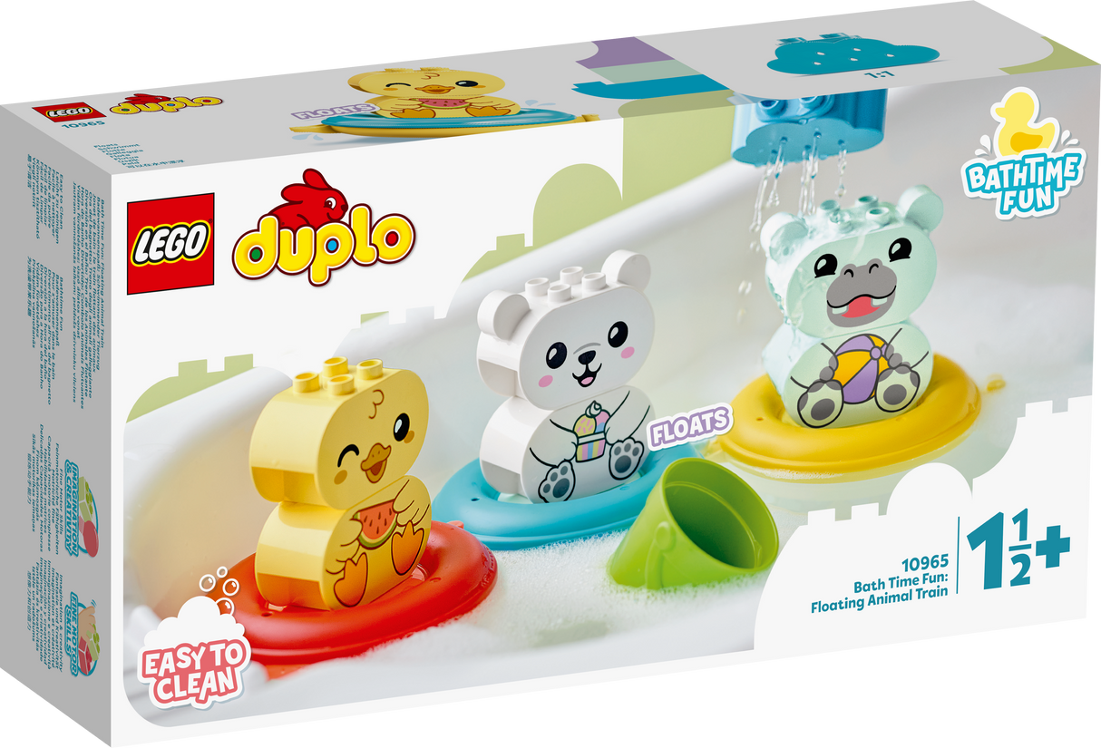 LEGO DUPLO vannimänguasi Ujuv loomade rong 10965L