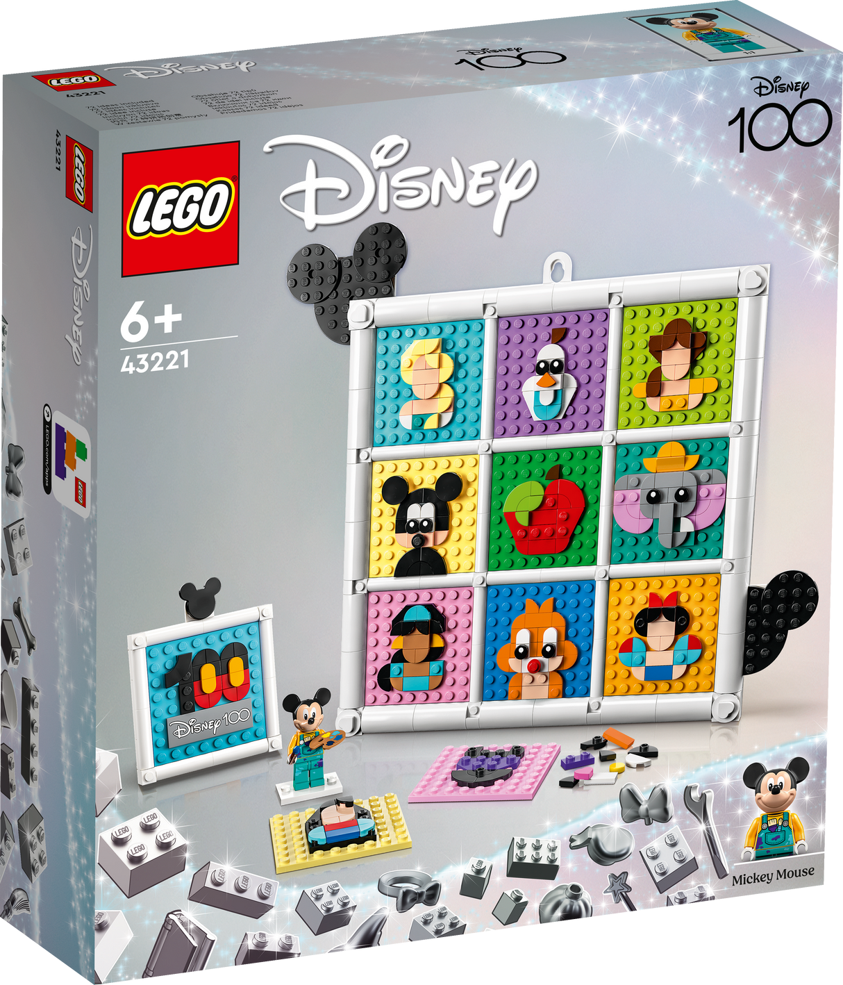 LEGO Disney Disney Animationi 100. aastapäeva ikoonid 43221L