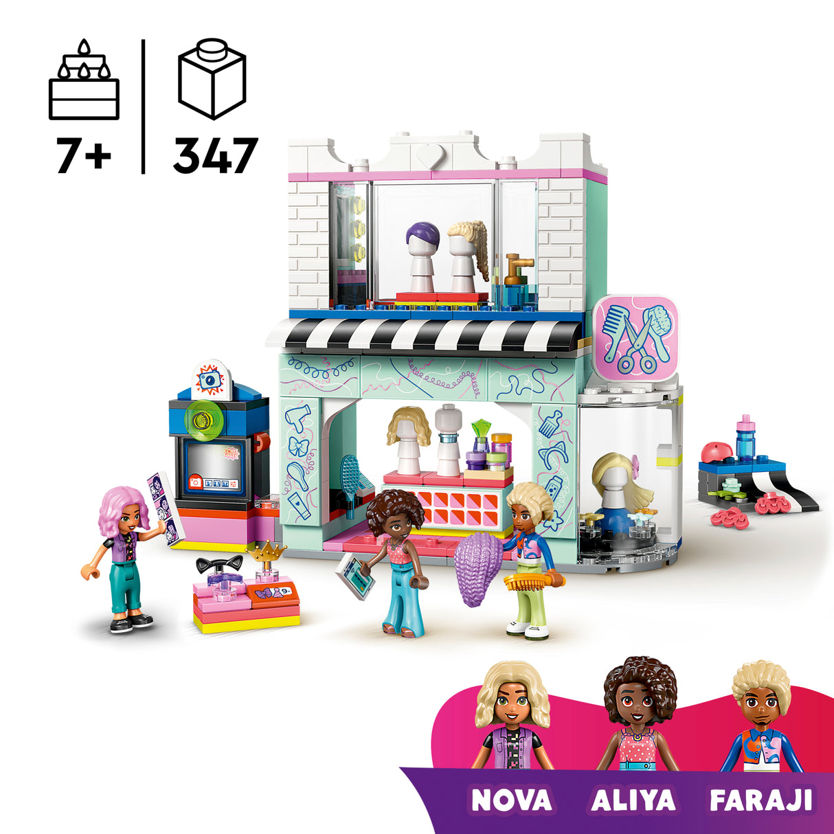 LEGO Friends Juuksurisalong ja aksessuaaride pood 42662L