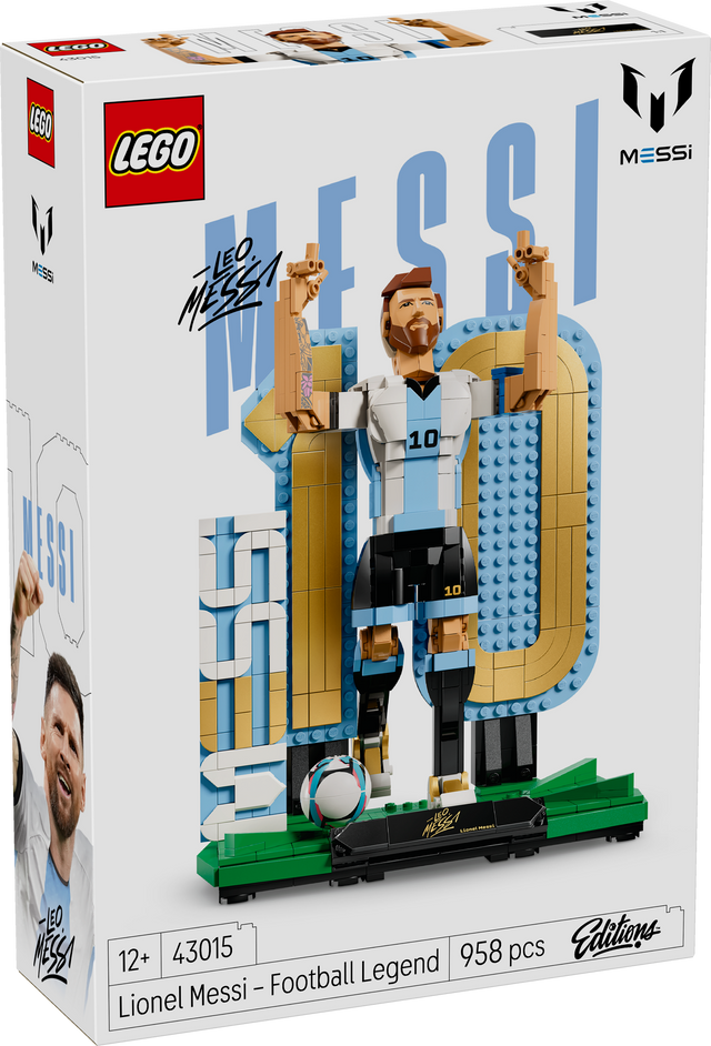 LEGO Editions Lionel Messi – jalgpallilegend 43015L