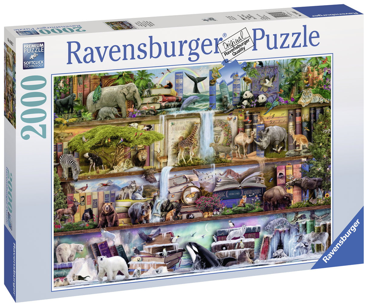 Ravensburger pusle 2000 tk Loomade kuningriik 166527V