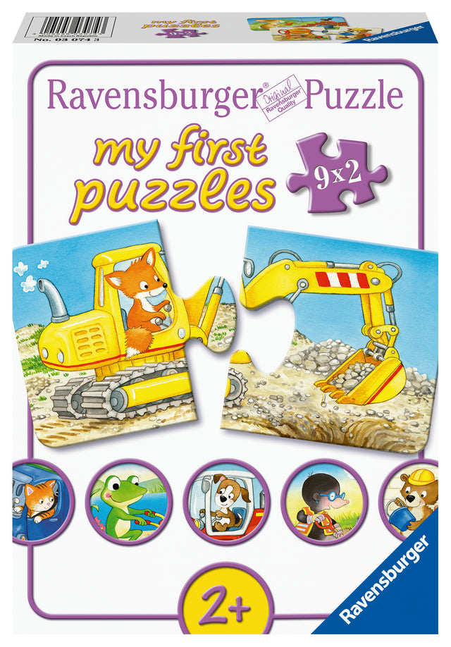 Ravensburger minu esimene pusle 9x2 tk Ehitus
 030743V