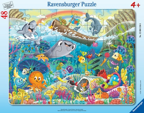 Ravensburger suur plaatpusle: rõõmsad mereloomad 12004156V