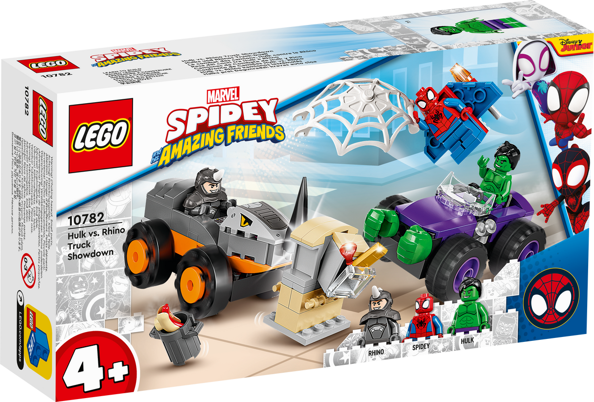 LEGO Spidey Hulki ja Rhino veokite vastasseis 10782L