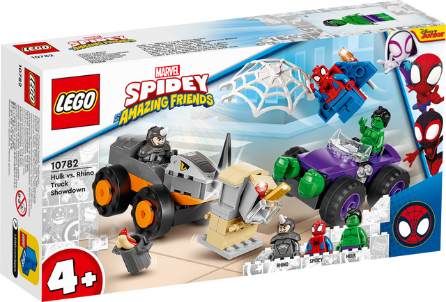 LEGO Spidey Hulki ja Rhino veokite vastasseis 10782L