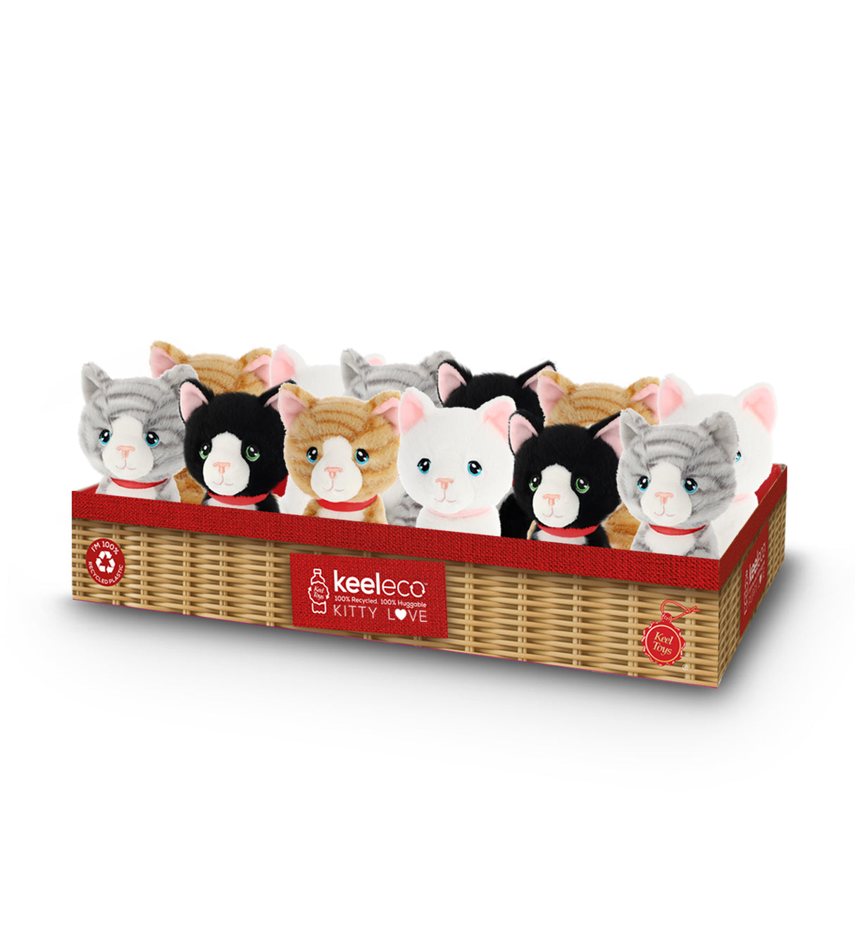 Keel Toys Keeleco kassid 14 cm – 4 erinevat SE3858K