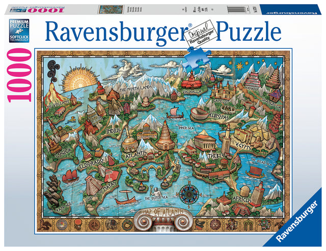 Ravensburger pusle 1000 tk Atlantis 167289V