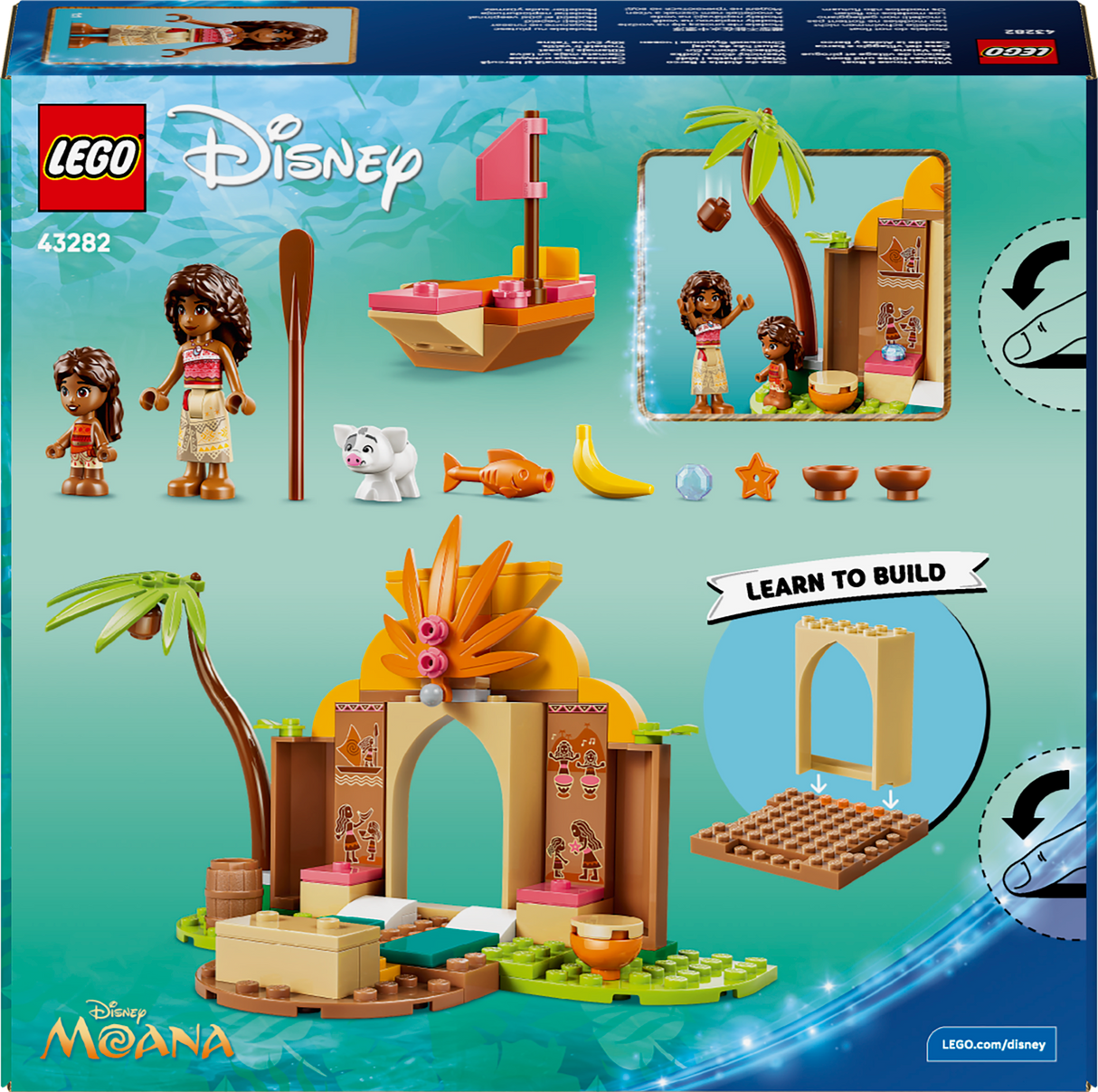 LEGO Disney Vaiana Külamaja ja paat 43282L