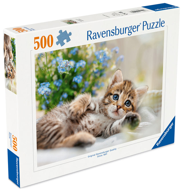Ravensburger pusle 500 tk: mänguline kassipoeg 12001904V