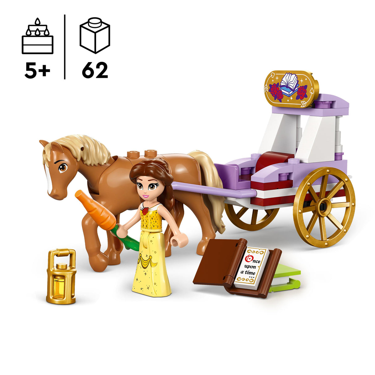 LEGO Disney Princess Belle muinasjutu hobusevanker 43233L