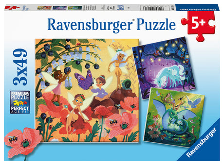 Ravensburger pusle 3x49 tk Maagilised tegelased 051816V