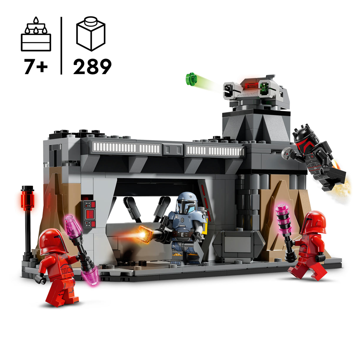 LEGO Star Wars Paz Vizsla Ja Moff Gideoni lahing 75386L