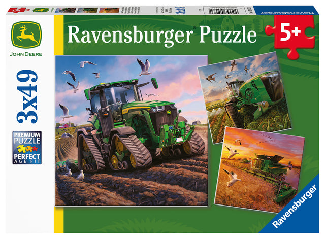 Ravensburger pusle 3x49 tk John Deere hooaeg 051731V