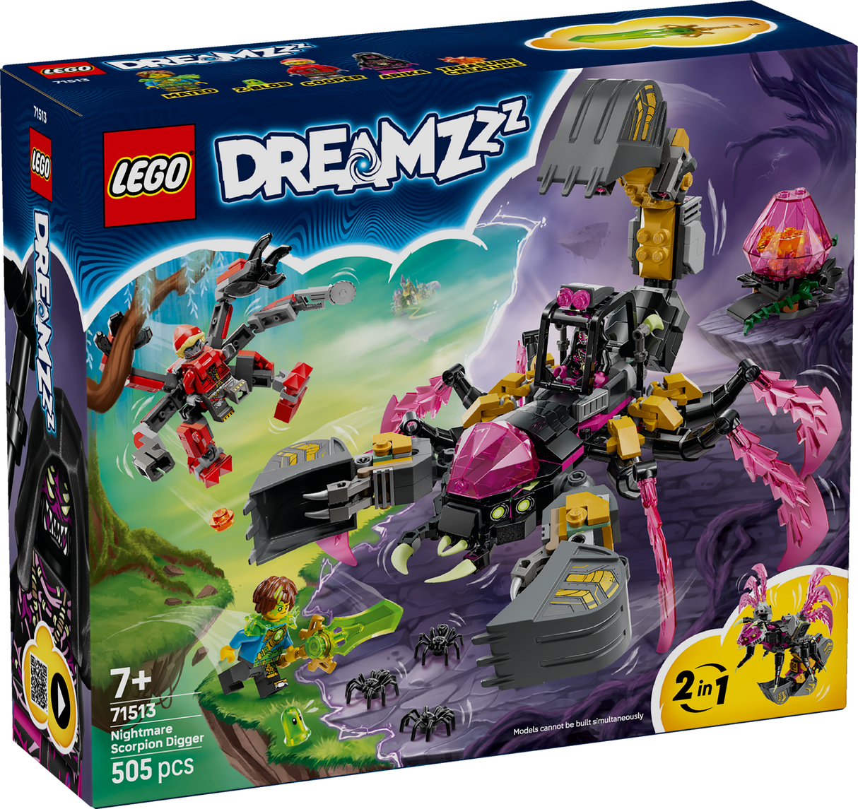 LEGO DREAMZzz Õudusunenäo skorpionikaevaja 71513L