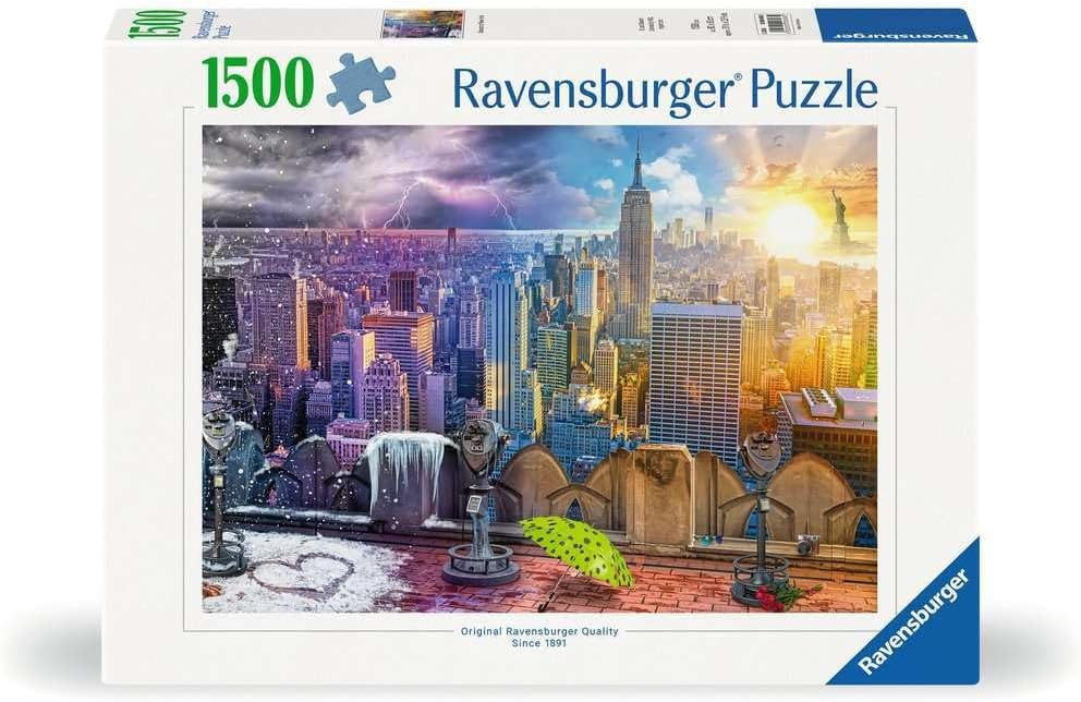 Ravensburger pusle 1500 tk Aastaajad New Yorkis 12000698V