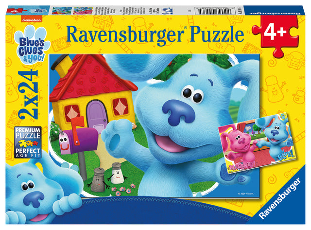 Ravensburger pusle 2x24 tk Blue vihjed ja sina 055685V