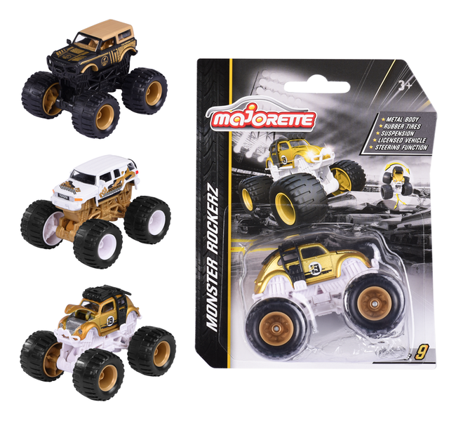 Simba Majorette monsterauto Rockerz kuldne 3 erinevat 212054033B