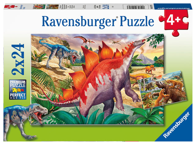 Ravensburger pusle 2x24 tk Dinosaurused 051793V