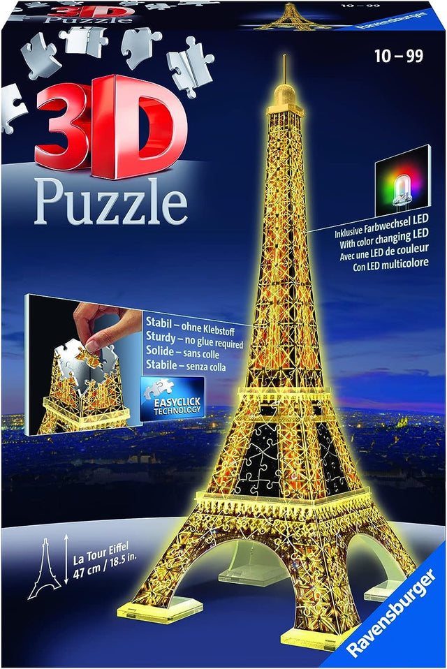 Ravensburger 3D pimedas helendav pusle Eiffeli torn 216 tk 125791V