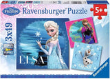 Ravensburger pusle 3x49 tk Disney Lumekuninganna 092697V