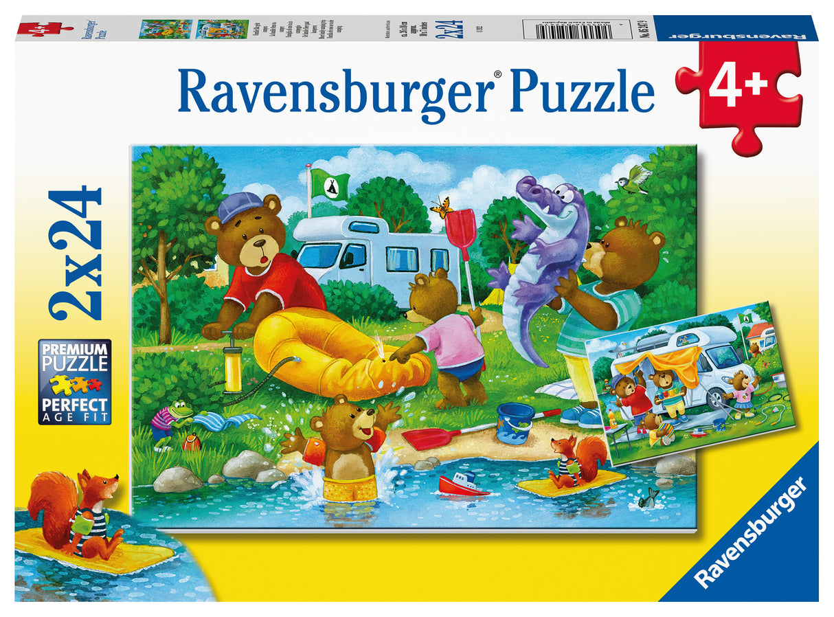 Ravensburger pusle 2x24 tk Karude puhkus 052479V