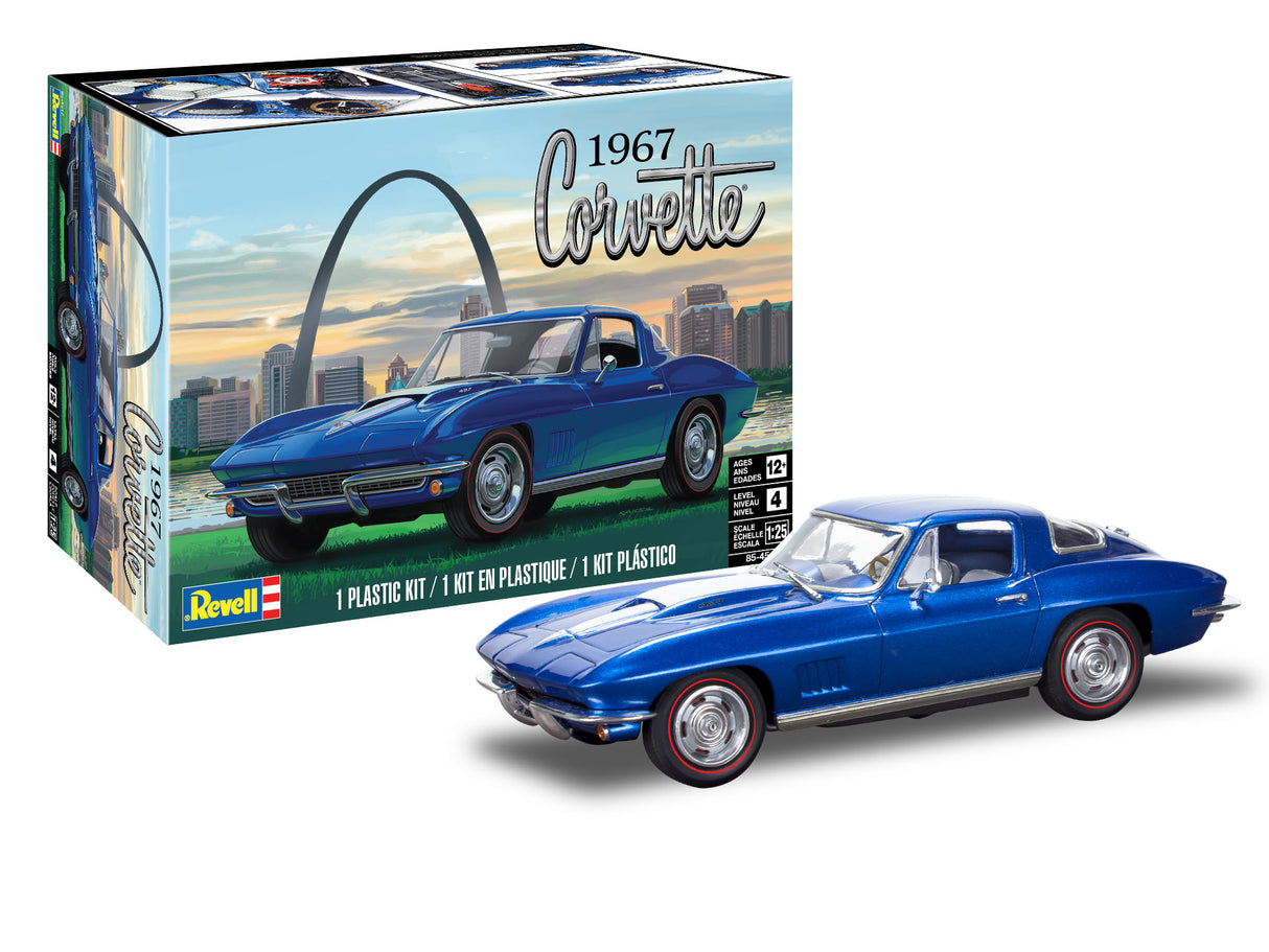 Revell liimitav mude 1967 Corvette kupee 1:25 14517R