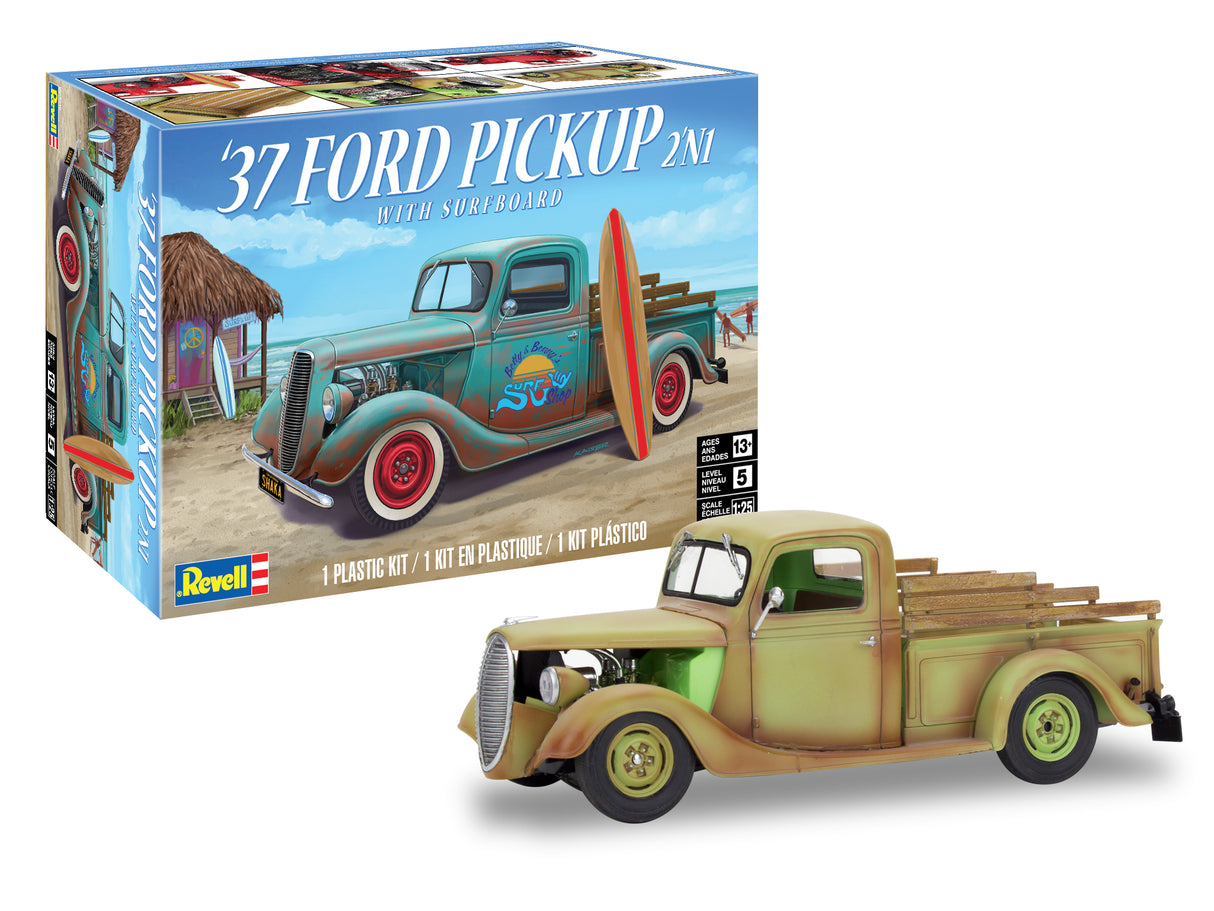 Revell 1937 Ford Pickup surfilauaga 1:25 14516R