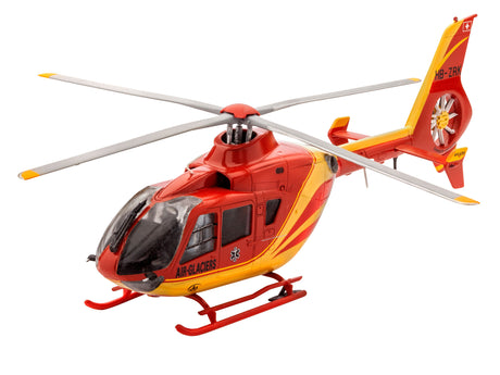 Revell liimitav mudel Airbus helikopter EC135 AIR-GLACIERS 1:72 04986R