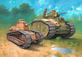 Revell liimitav mudel Char. B.1 bis & Renault FT.17 1:76 03278R