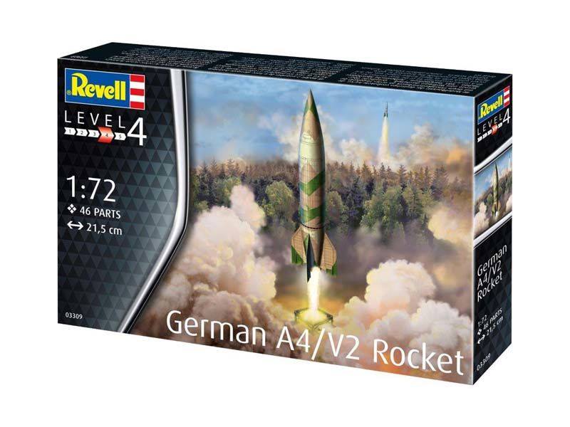 Revell liimitav mudel Saksa A4/V2 Rakett 1:72 03309R