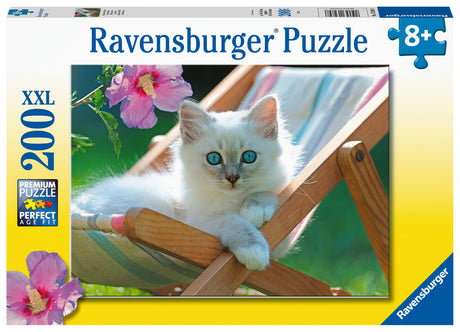 Ravensburger pusle 200 tk Valge kass 132898V